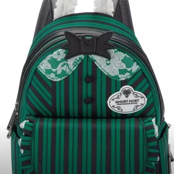 Loungefly Handbags - Loungefly Ghost Host Green and Black Backpack